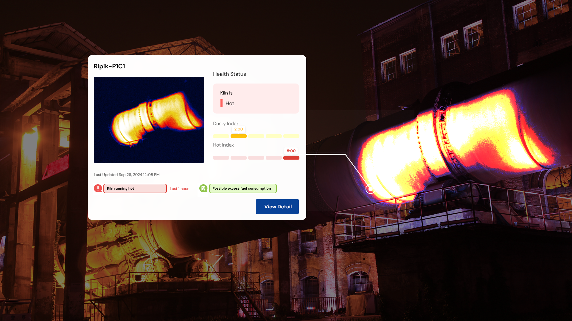 Real Time Refractory Monitoring