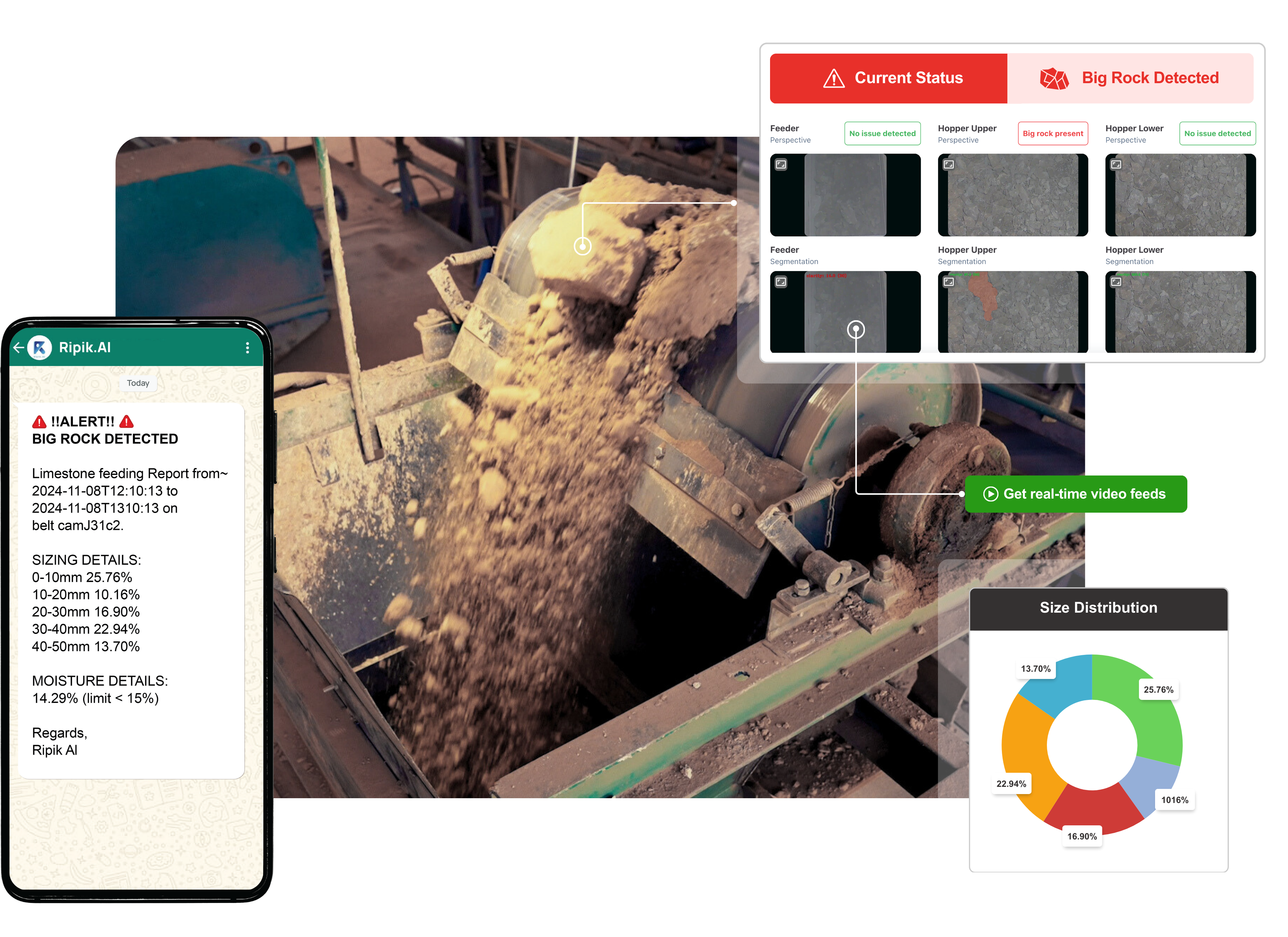 crusher breakdown in cement plant